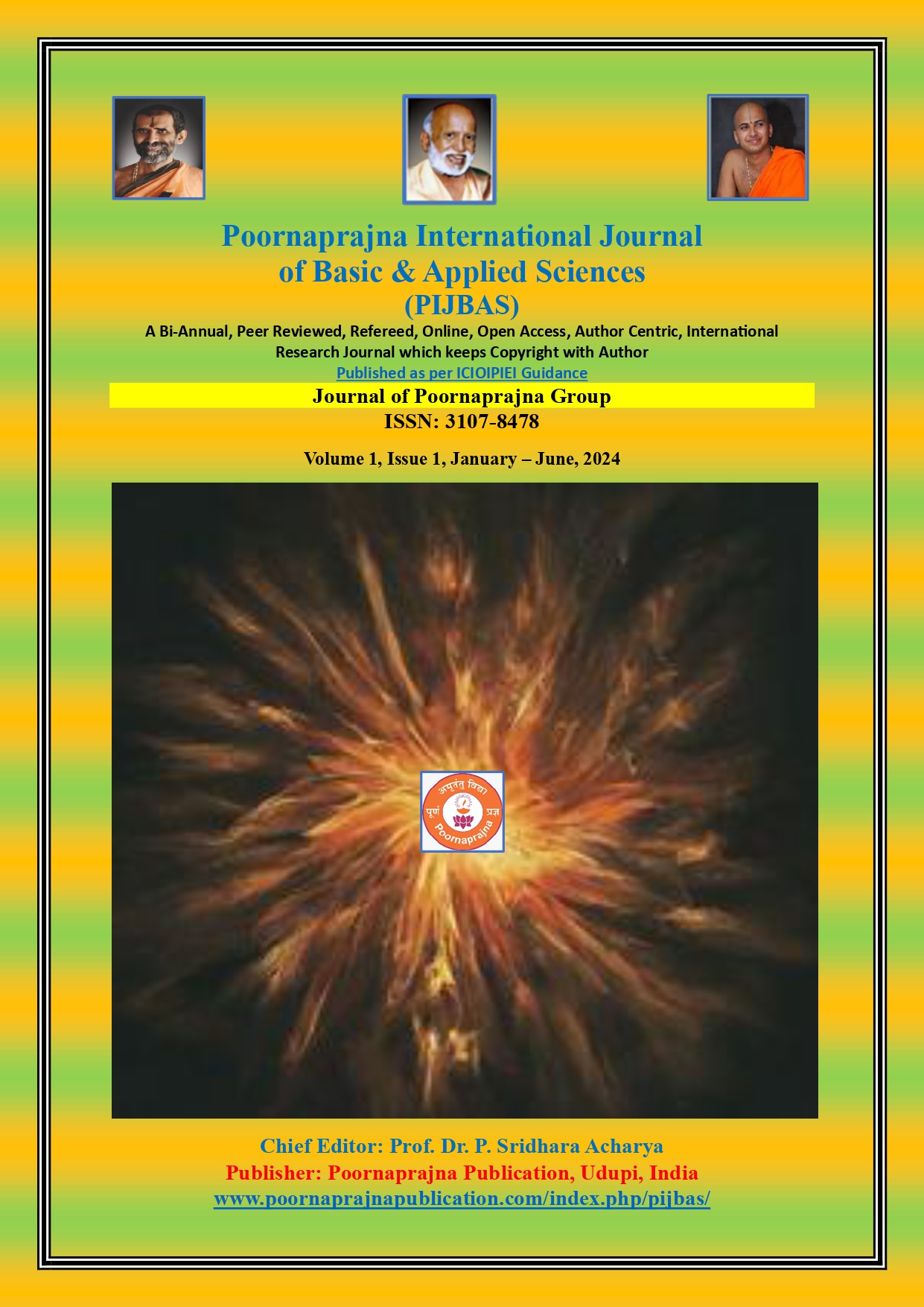 Poornaprajna International Journal of Basic & Applied Sciences (PIJBAS)